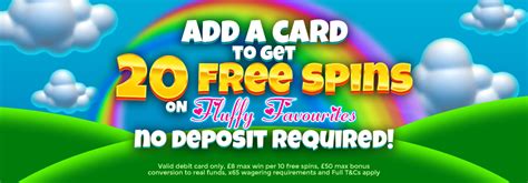 50 free spins register card 10 per spin
